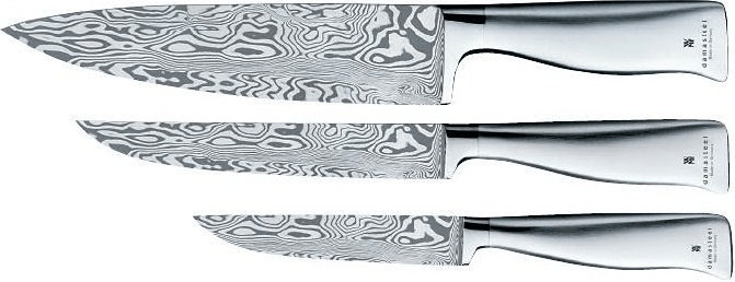 ست چاقو 3 پارچه وی ام اف آلمان- مدل WMF Grand Gourmet Damasteel